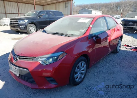 2016 Toyota Corolla Le from USA, damaged, VIN 2T1BURHE4GC605897